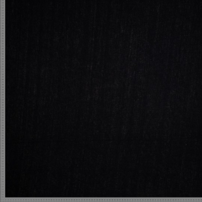 Knit co/pl/ea plain schwarz